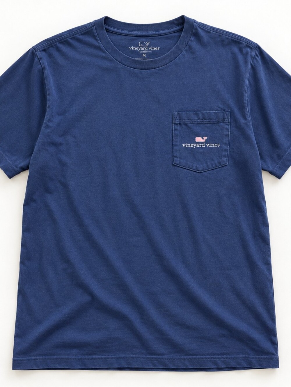Vineyard Vines Minnesota Whale Pocket T-Shirt Men’s Medium Blue